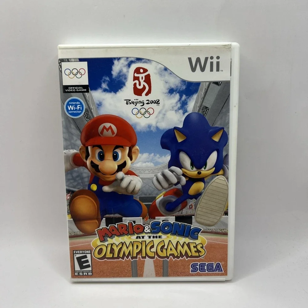 Mario & Sonic at the Olympic Games (Nintendo Wii, Beijing 2008) CIB w/ Manual
